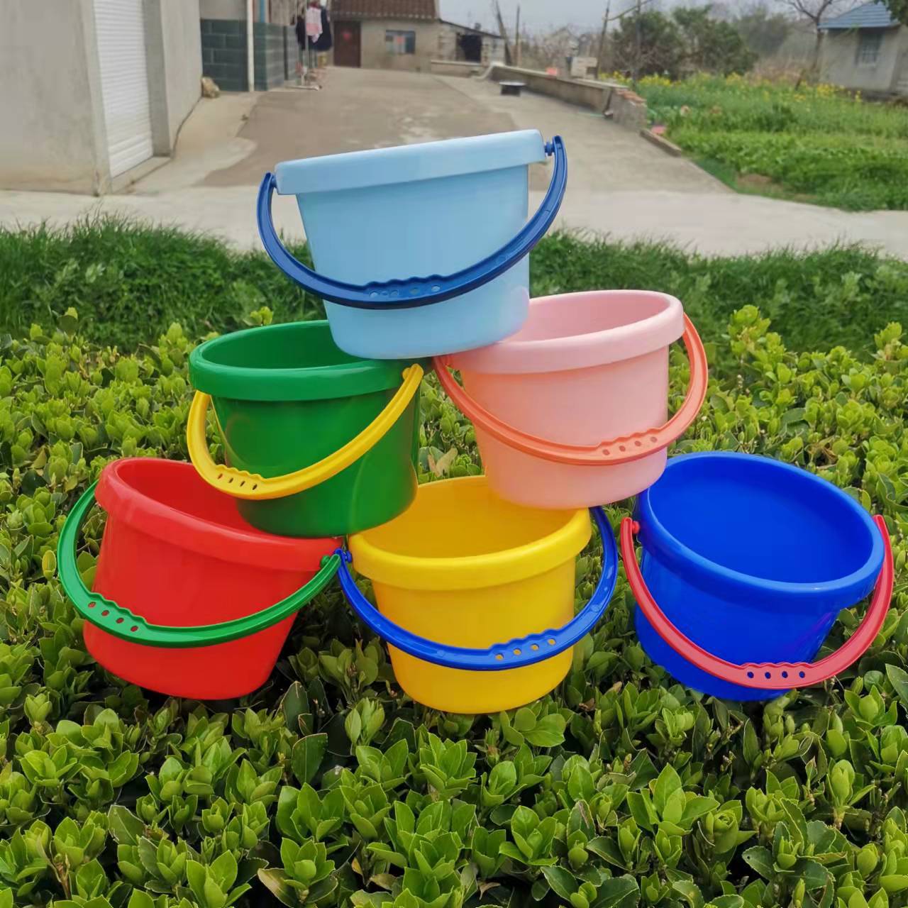 新儿童过家家水桶玩具 夏季玩沙戏水沙滩桶玩具 亲子互动沙滩玩具