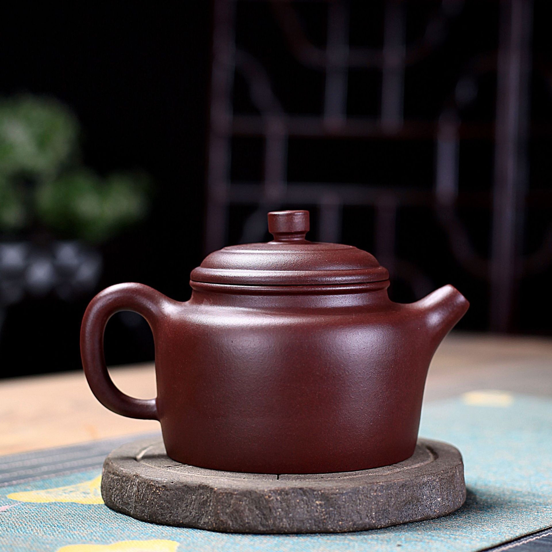 厂家批发宜兴紫砂壶 原矿紫泥德钟壶手工茶壶茶具礼品一件代发