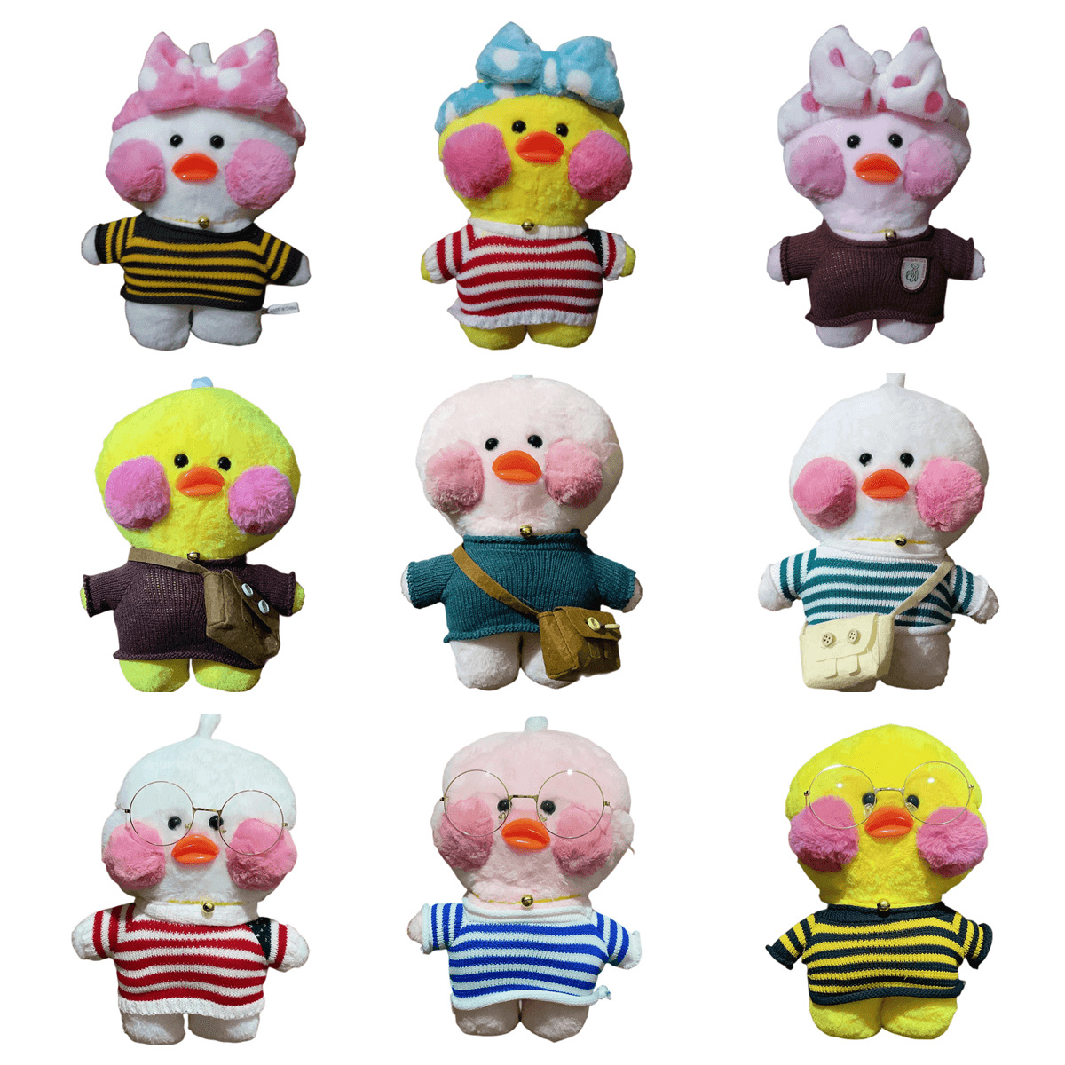 玻尿酸鸭毛绒玩具女友公仔娃娃玩偶鸭子七夕情人节生日礼物加油鸭