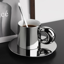 K532克莱因高颜值陶瓷马克杯ins风小众情侣水杯拿铁卡布咖啡杯女