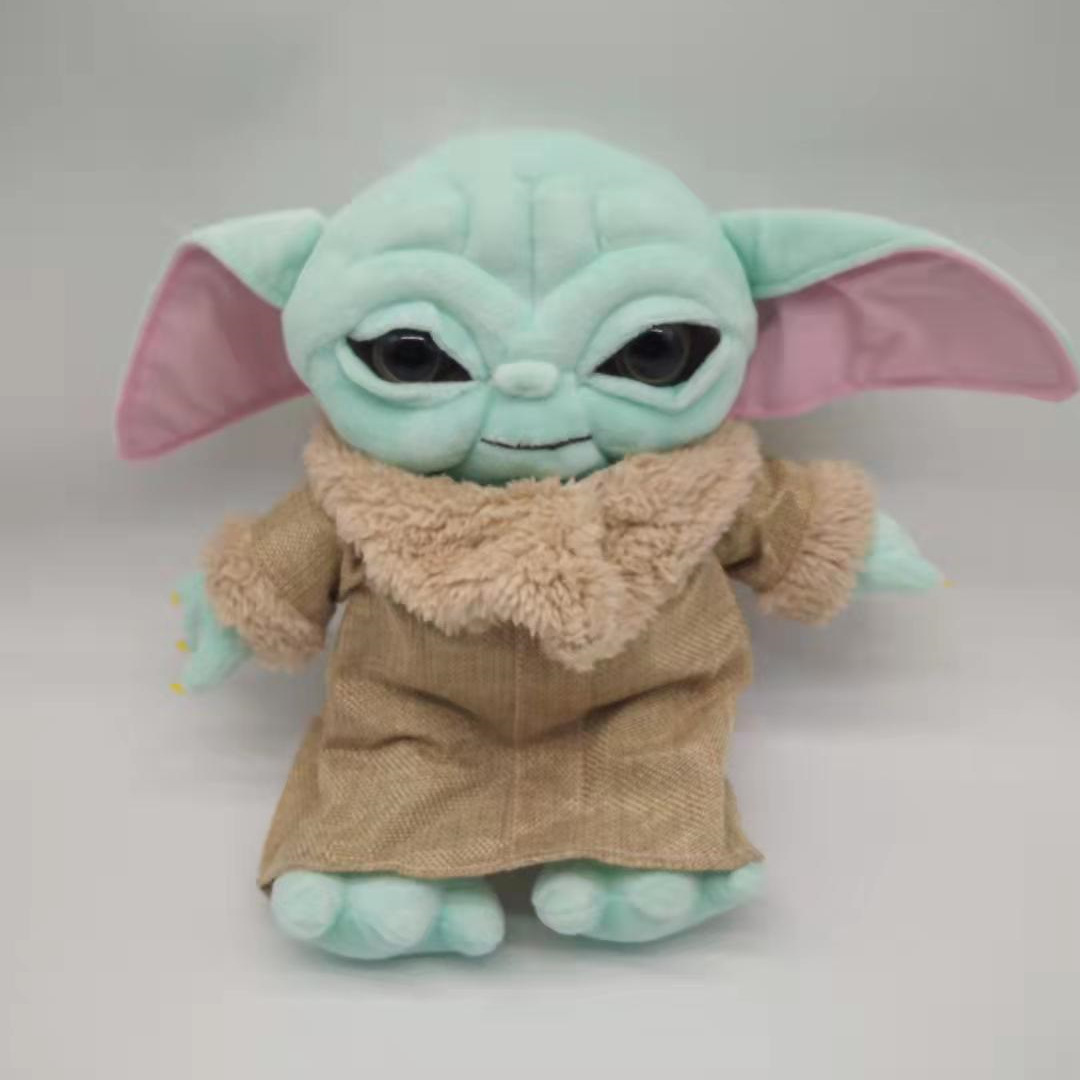 现货婴儿尤达公仔baby yoda毛绒玩具星球大战周边尤达宝宝-阿里巴巴