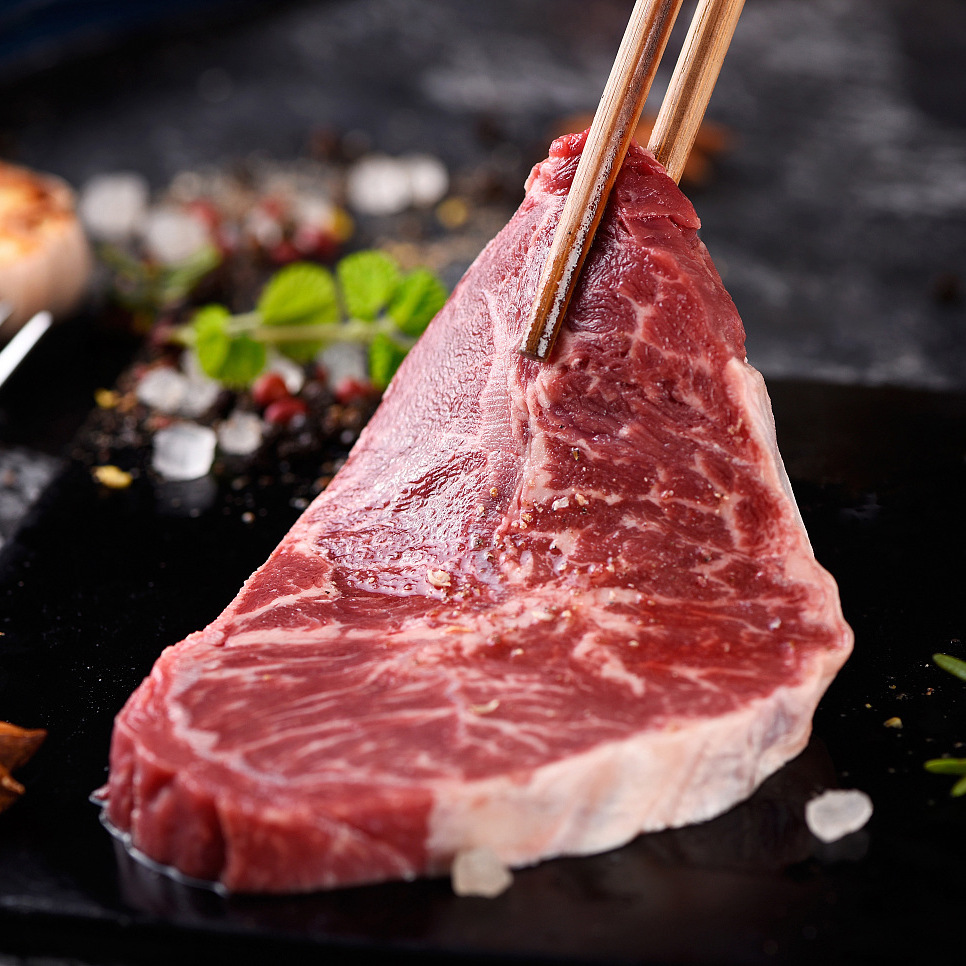 西玛仕整切菲力牛排冷冻腌制牛扒儿童冷冻牛肉含酱包餐饮货源批发