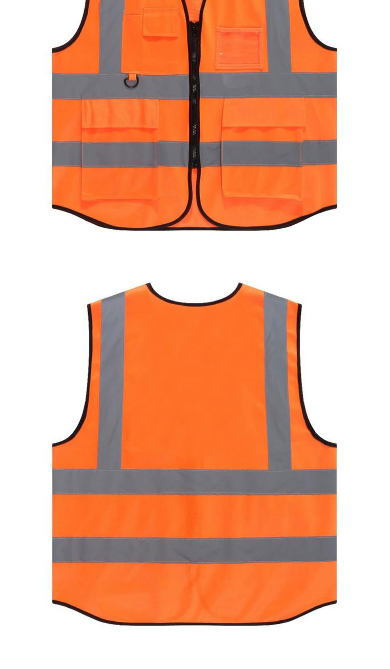 反光安全背心马甲交通黄衣施工背带反光衣外套工地环卫定 制logo