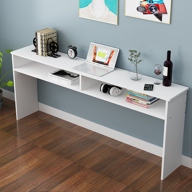 卧室桌子床边桌家用靠墙长条窄桌 长方形写字台书桌简约ins电脑桌