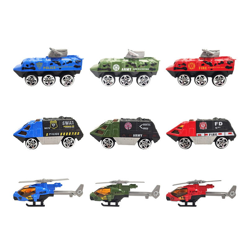 1:64合金车模型玩具滑行车直升机消防车特警防暴车配件玩具-阿里巴巴