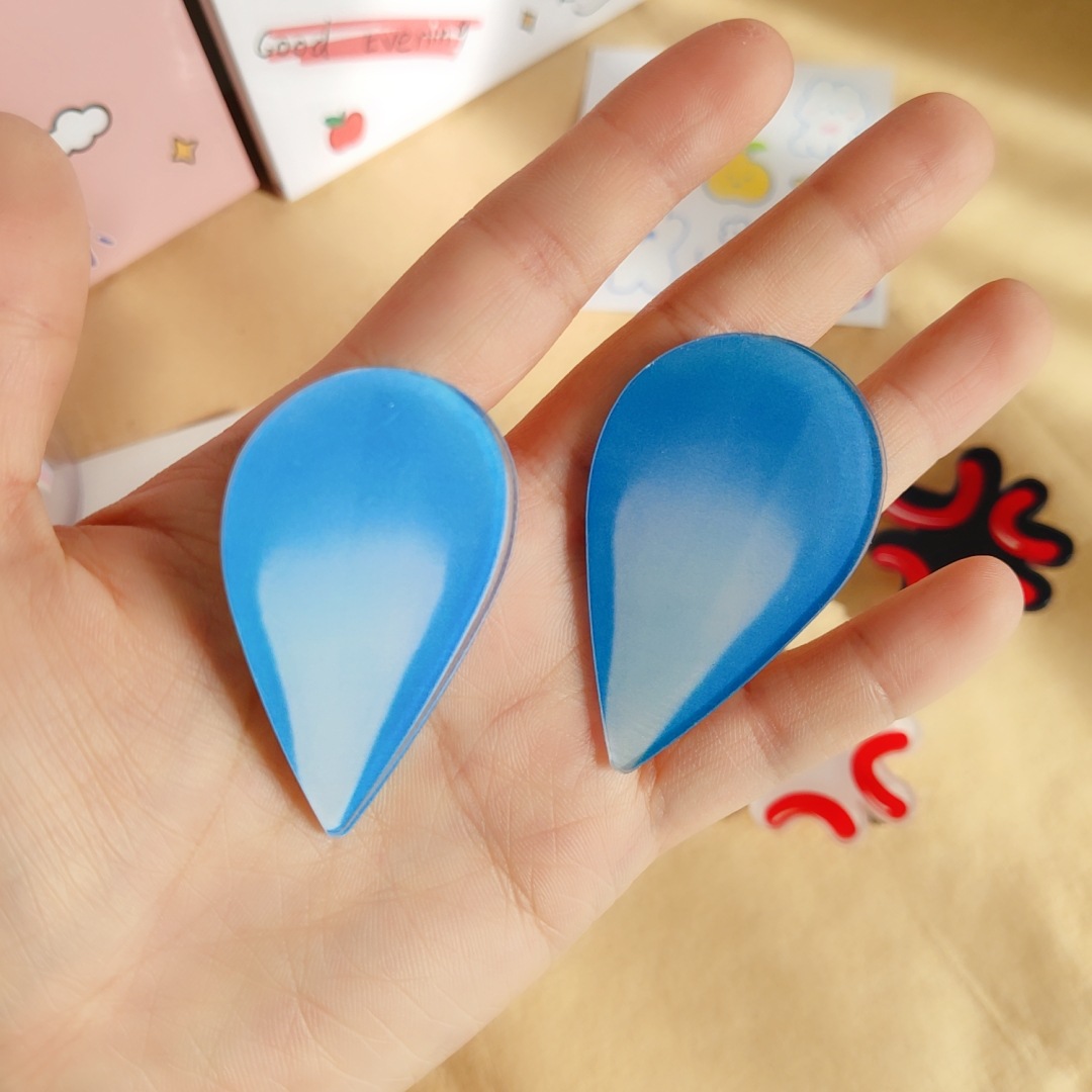 emjio表情包流汗发夹水滴小红书同款可爱恶搞无语发饰刘海夹头饰