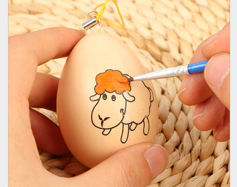 复活节彩蛋白蛋鸡蛋套餐幼儿diy手绘蛋学生礼物塑料玩具20颗装