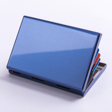 跨境airtag卡包铝制防盗刷卡盒屏蔽RFID信用卡盒银行卡收纳盒