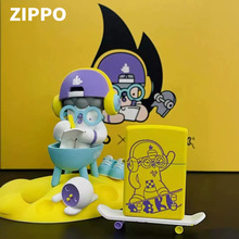 zippo之宝防风煤油打火机天野喜孝圣龙骑士生日礼物送男友单机