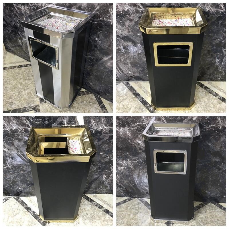 落地烟灰缸酒店垃圾桶公共场所商用专用带商场不锈钢立式大堂户外