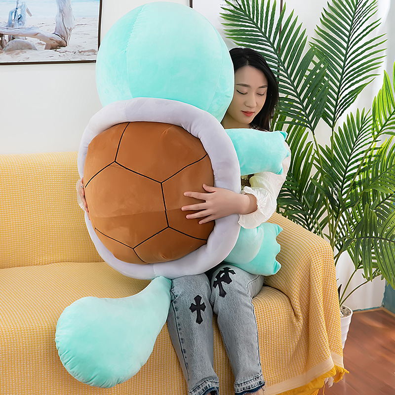 新品杰尼龟毛绒玩具公仔乌龟玩偶抱枕儿童生日礼物活动礼品批发女