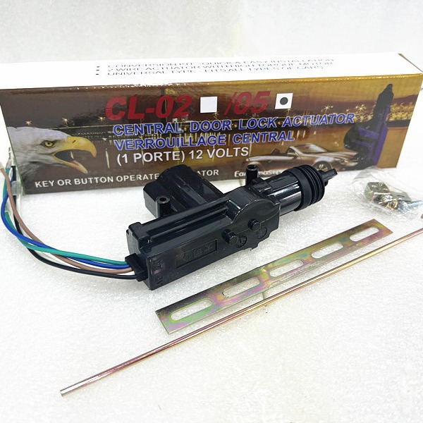 12v汽车通用中控锁中控门锁lc-500二线 五线中控马达中控电机五线