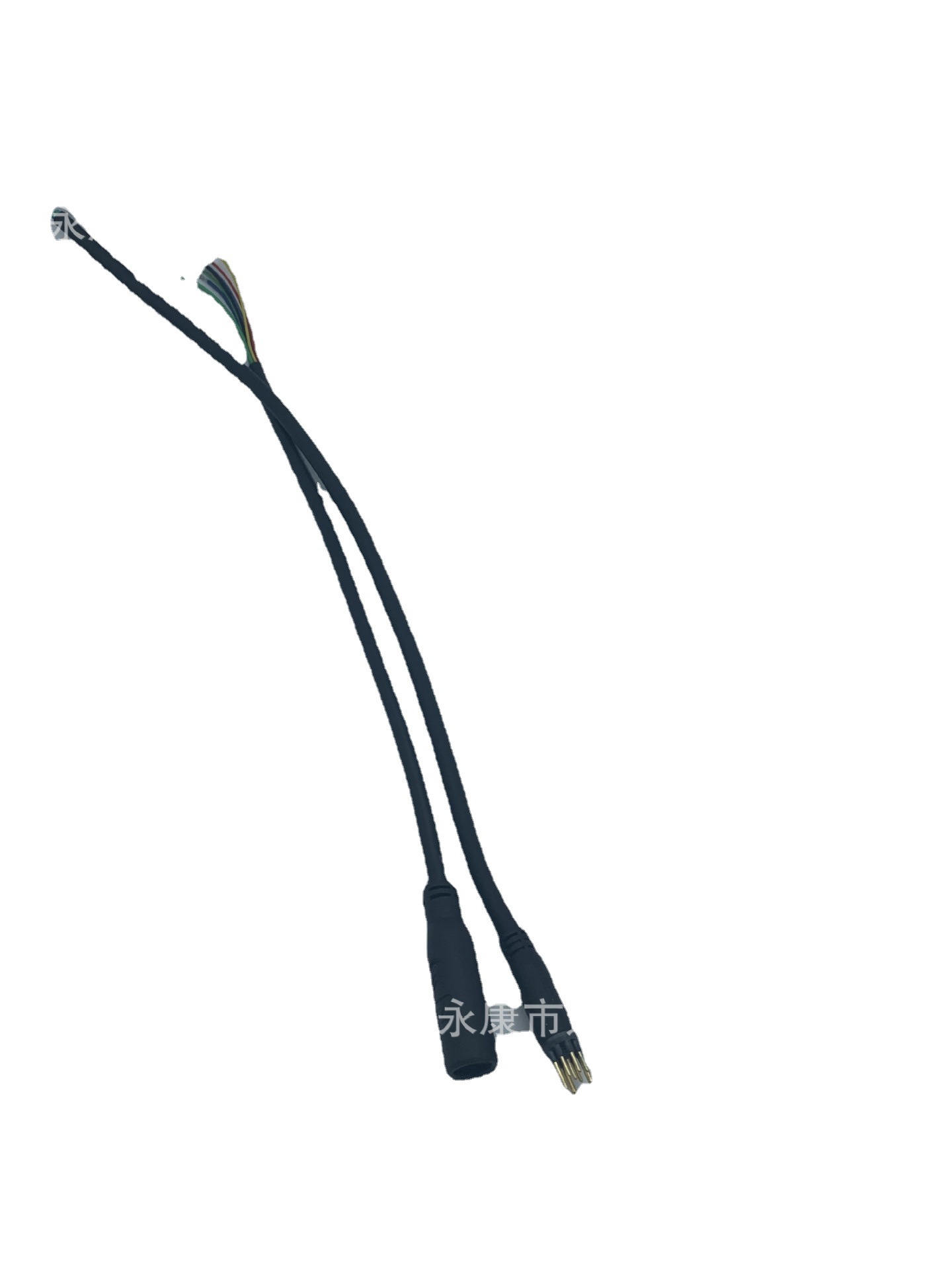 工厂电机防水线连接器公母两头接头插头对接口线束输出延长线定制