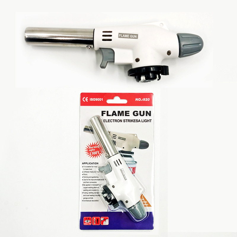 Factory Wholesale 920 Outdoor Barbecue Kitchen Baking Card Type Gas Flame Gun Igniter Spray Gun Welding