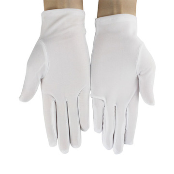 氨纶珠宝手套防晒莱卡手套超细纤维无尘手套礼仪珠宝店专用手套