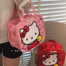 小红书化妆包女可爱hellokitty大容量便携化妆品收纳包手提包