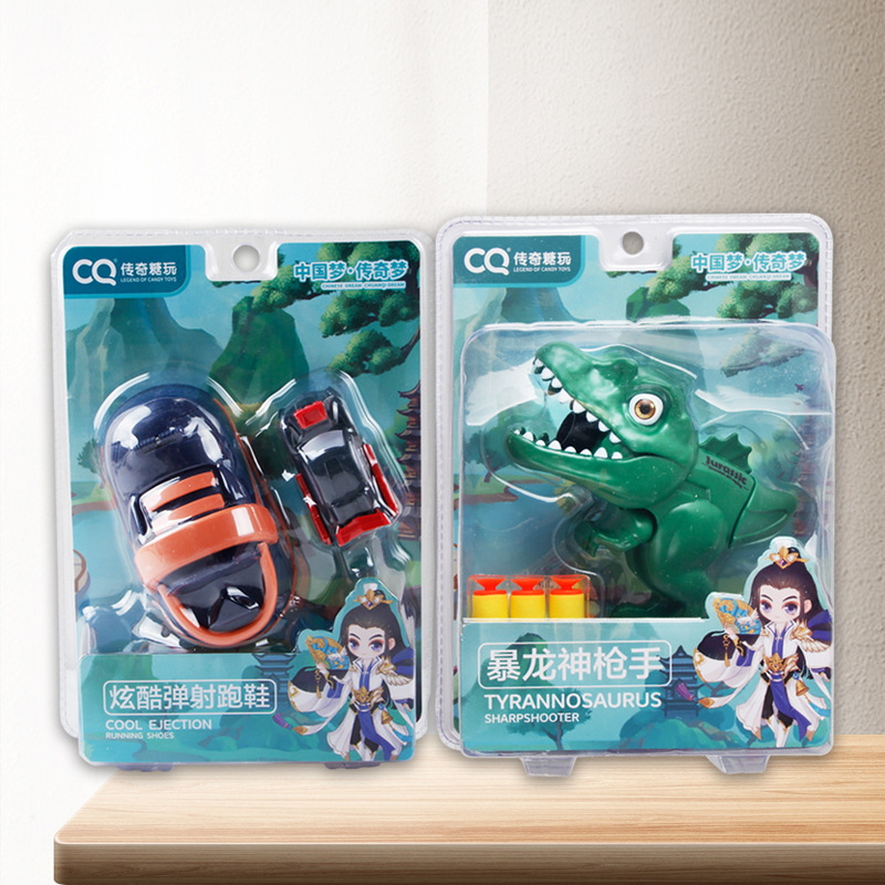 传奇糖玩暴龙变形战队水果味软糖12g创意童趣造型儿童休闲零食