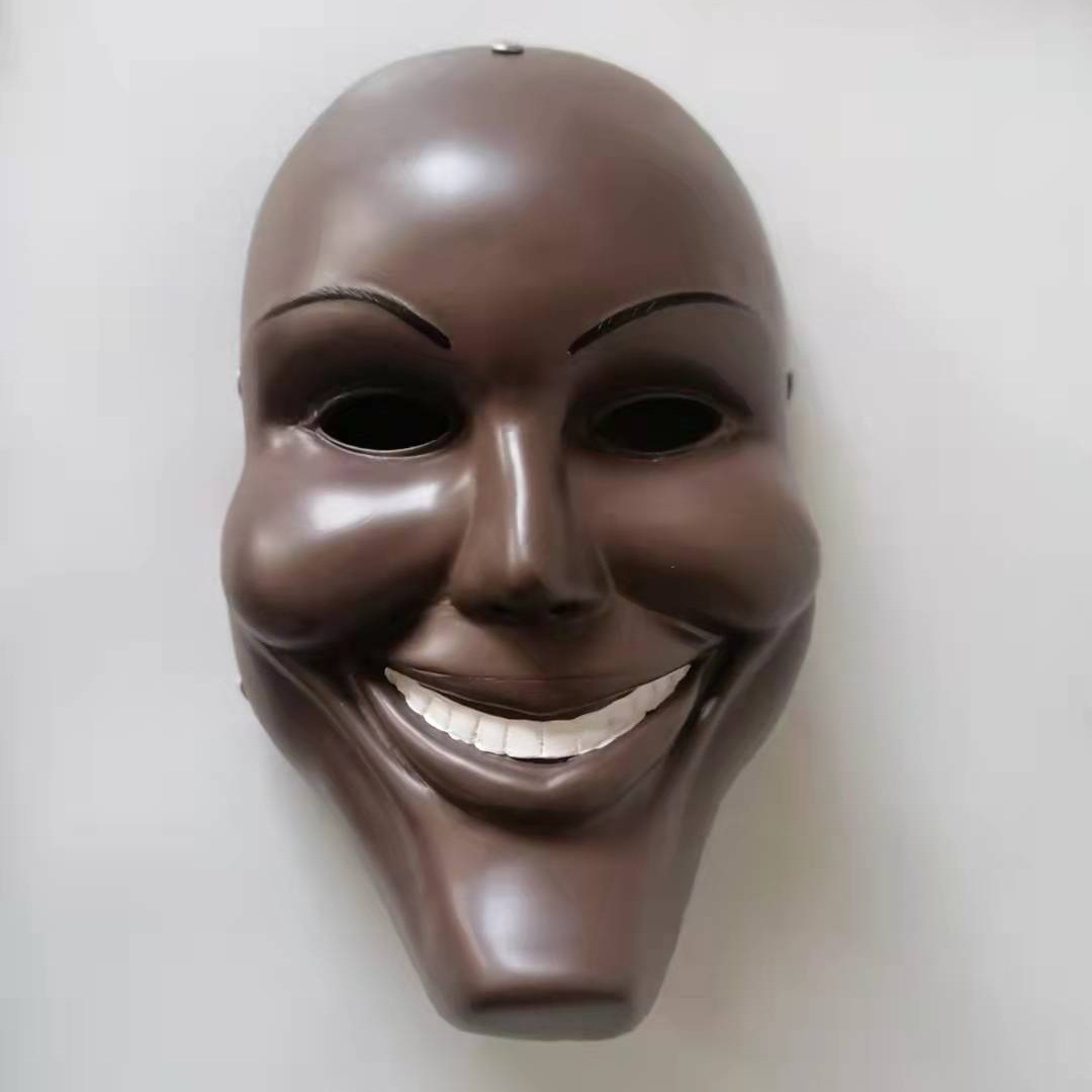 万圣节恐怖面具经典人类清除计划god十字架笑脸灭绝游戏周边角色