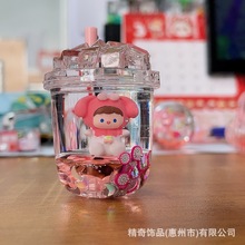 可爱小饰品入油方块樱花可乐瓶子包包挂件配饰