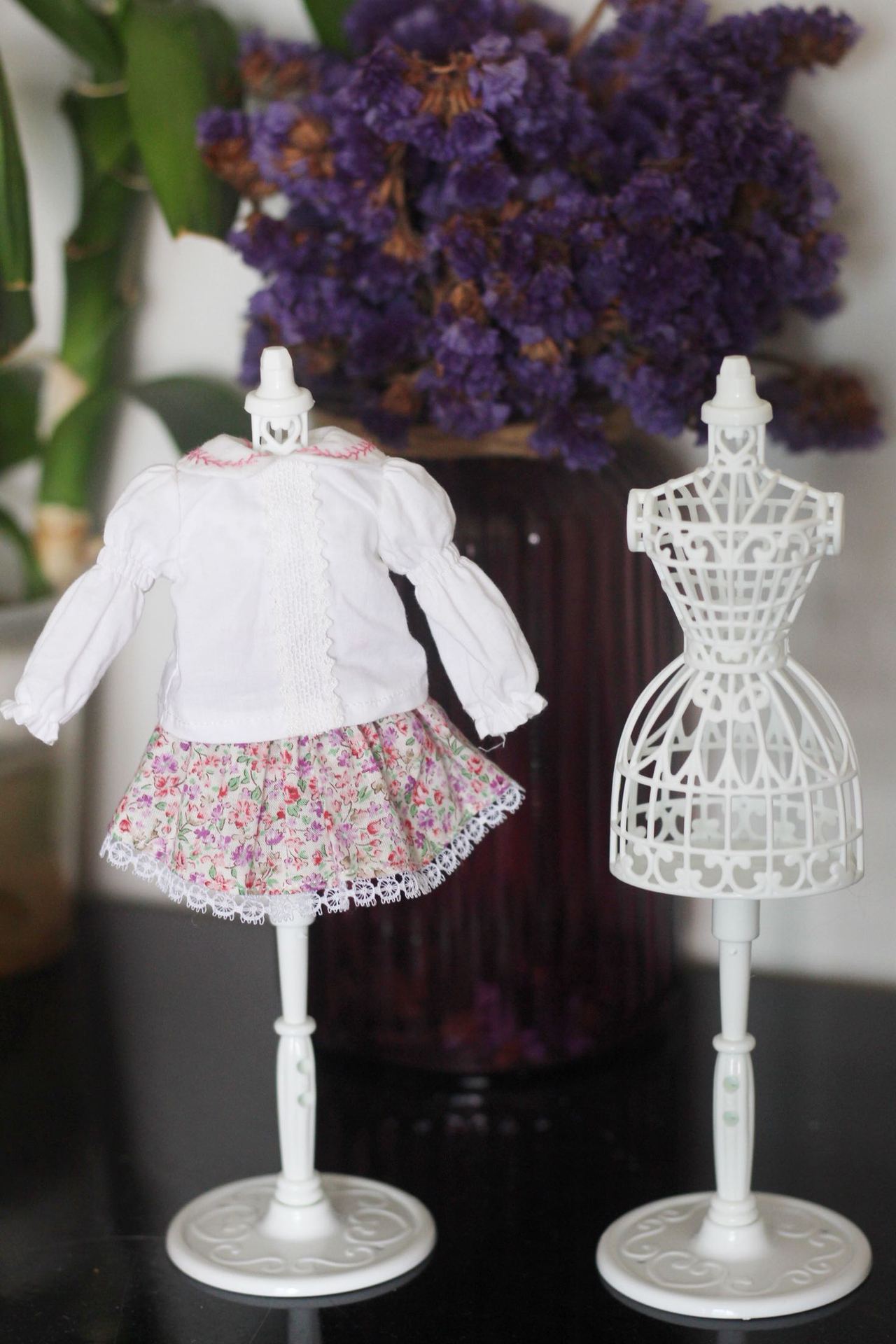 bjd娃娃6分1/6小布可儿丽佳拍照道具配件衣服展示架人形台模特架