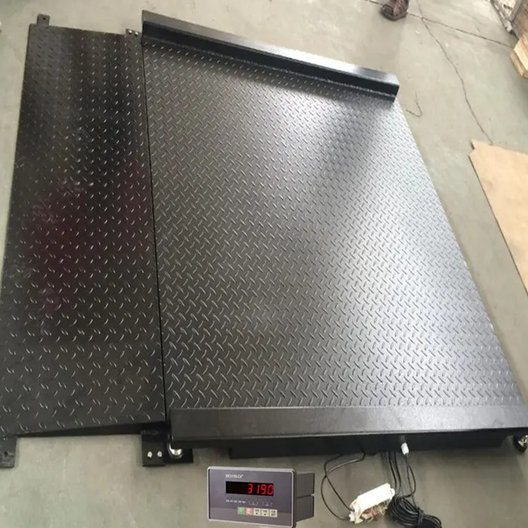 dcs单层电子地磅1x1米小台面带引坡地磅称1000kg三轮车称重地称