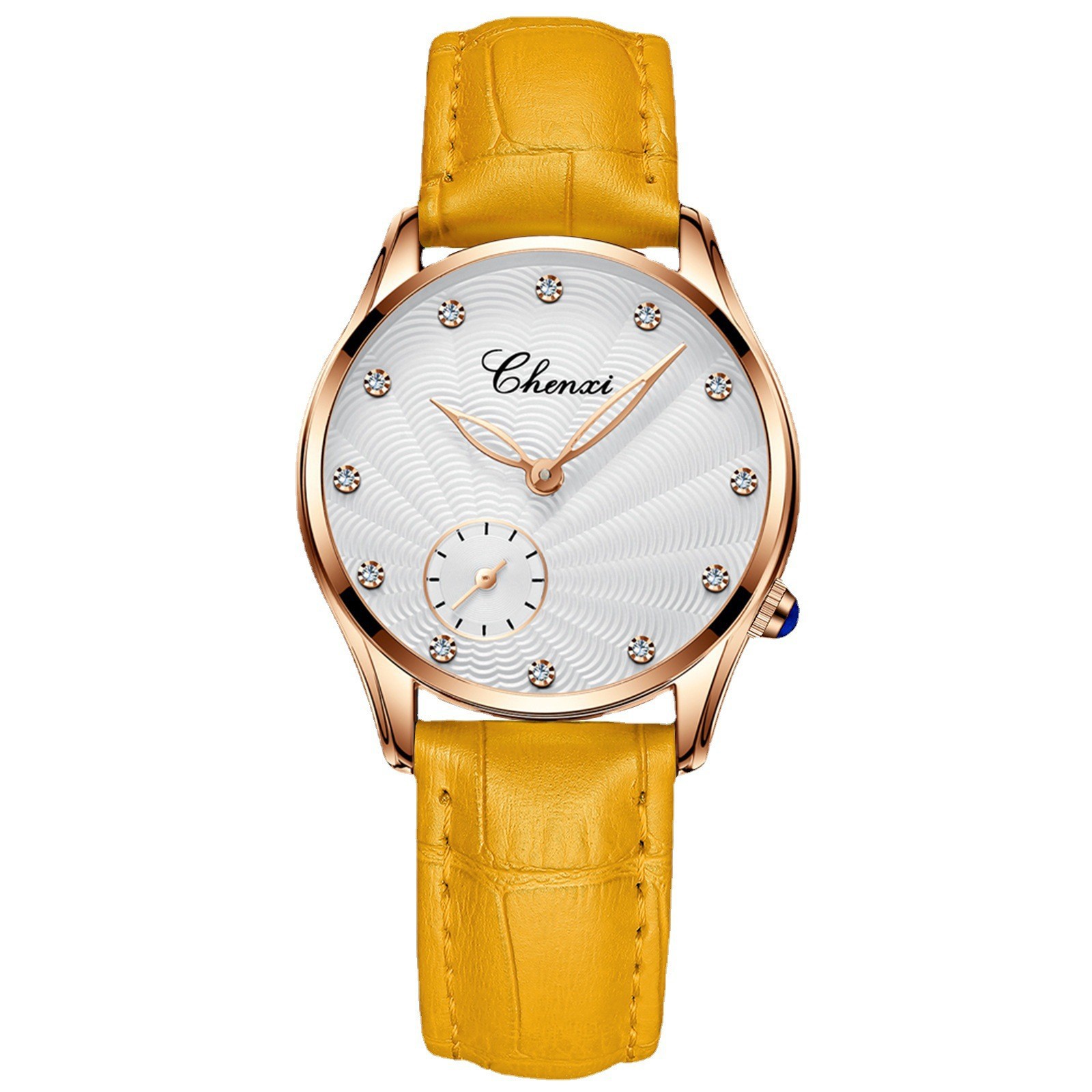 时尚网带女表晨曦品牌石英表304l 现货批发两针半创意款女士手表￥31