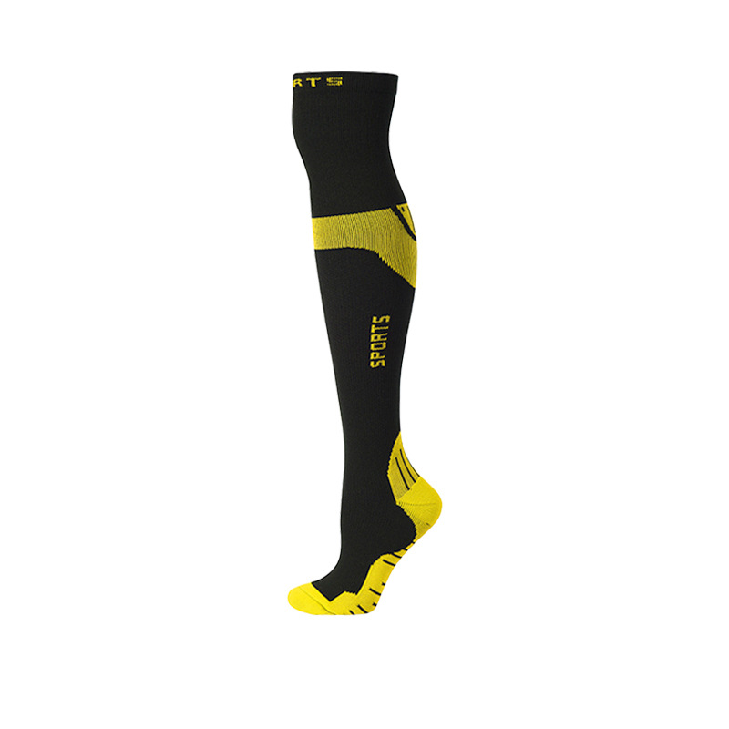 Moisture Wicking Marathon Sports Socks for Running Long Compression Towel Bottom Compression Stockings