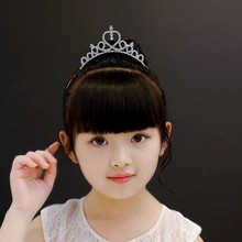 儿童水钻皇冠儿童水晶发箍头饰韩版爱心精品镶钻发饰一件代发