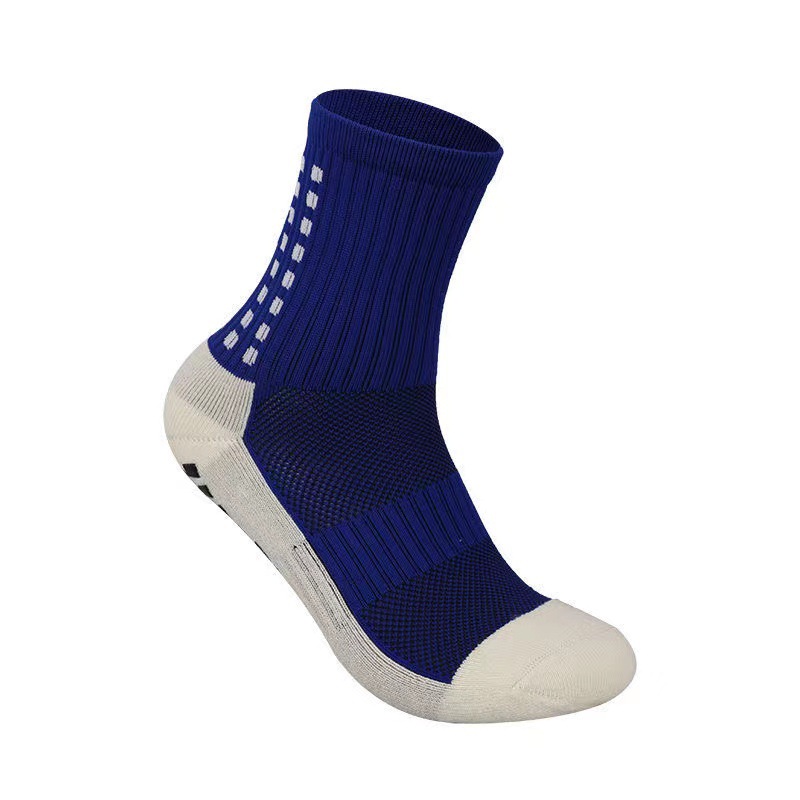 Professional Basketball Socks Men's Mid-Calf Silicone Bottom Non-Slip Training Socks Towel Bottom Breathable Sweat Absorbing Socks for Running Soccer Socks