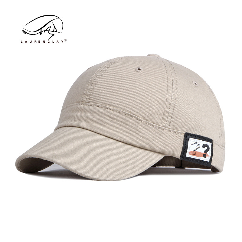 Korean Style Fashion Short Brim Baseball Cap Men's and Women's Same Casual All-Match Outdoor Sun Protection Sun-Poof Peaked Cap Patch