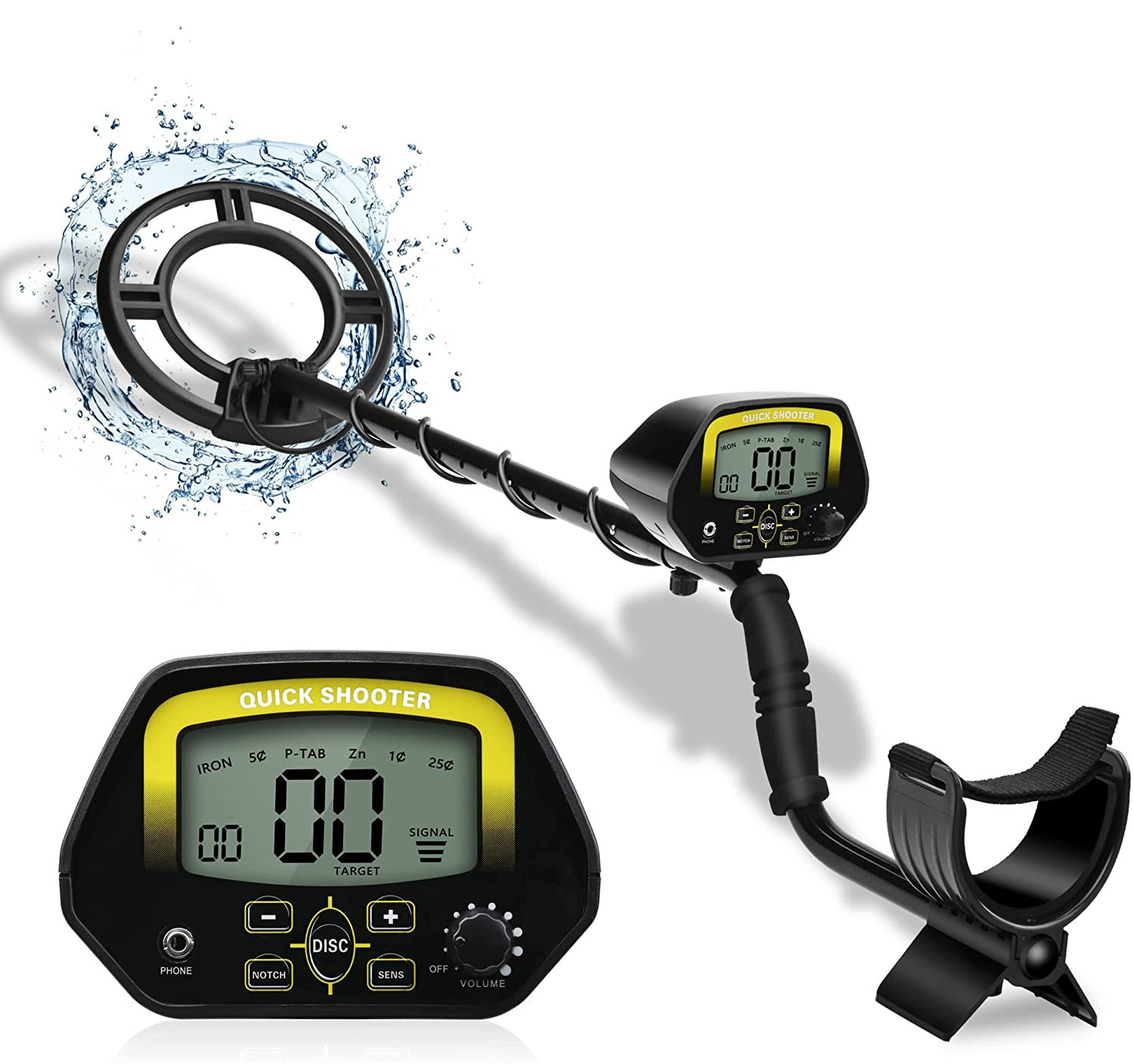 md3030高灵敏度金属探测仪户外寻宝探测器跨境英文包装md-3030