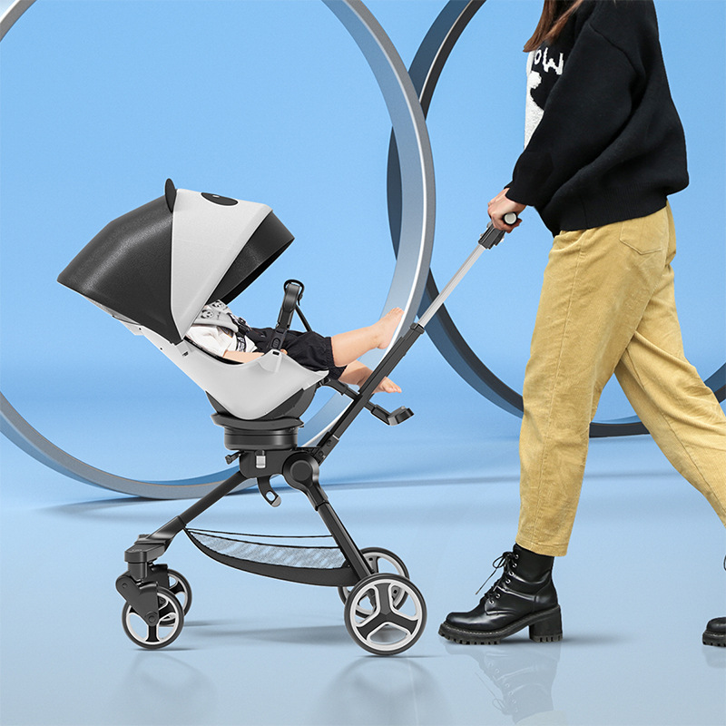 playkids溜娃车双向遛娃超轻便可折叠儿童宝宝高景观婴儿手推车