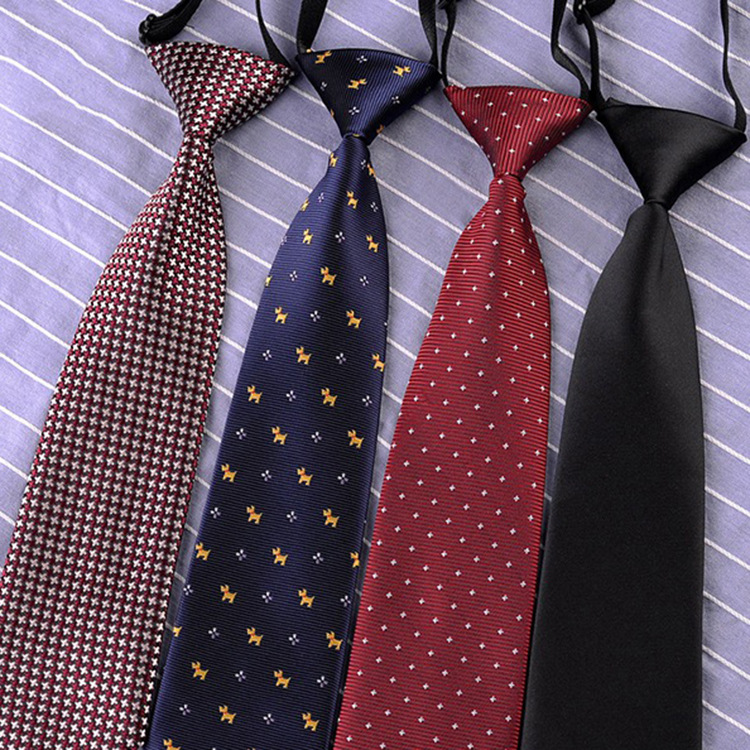 舞蹈魔术舞台表演懒人领带儿童皮筋领带 短款拉带格子衬衫小领带