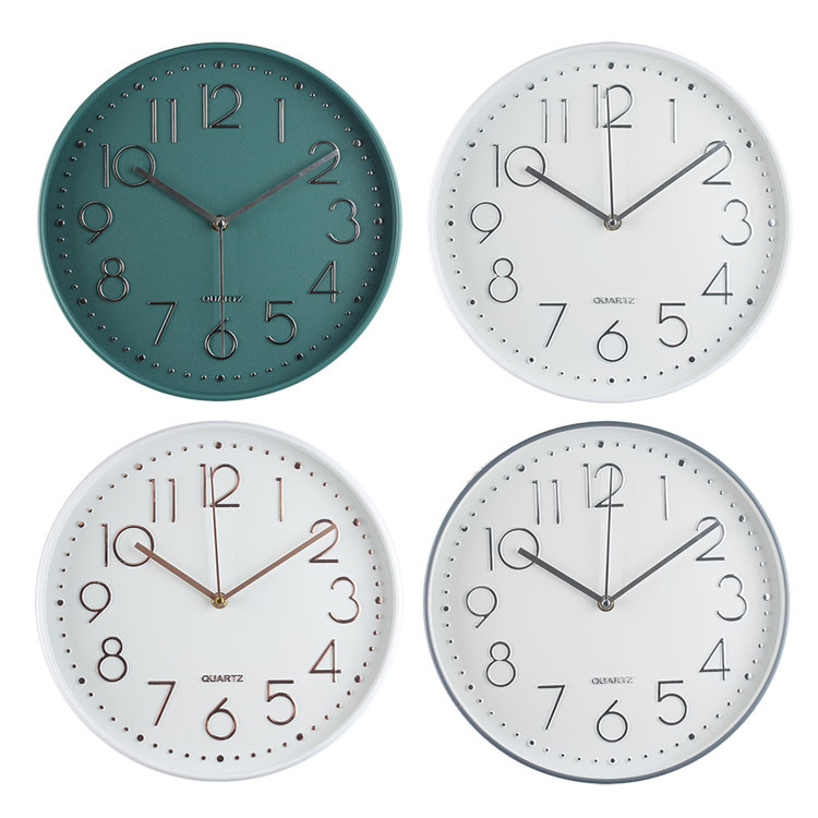 Affordable Luxury Style Clock Modern Simple Clock Wall-Mounted Noiseless Hanging Clock Living Room Atmospheric Fashion Creative Quartz Clock Wholesale