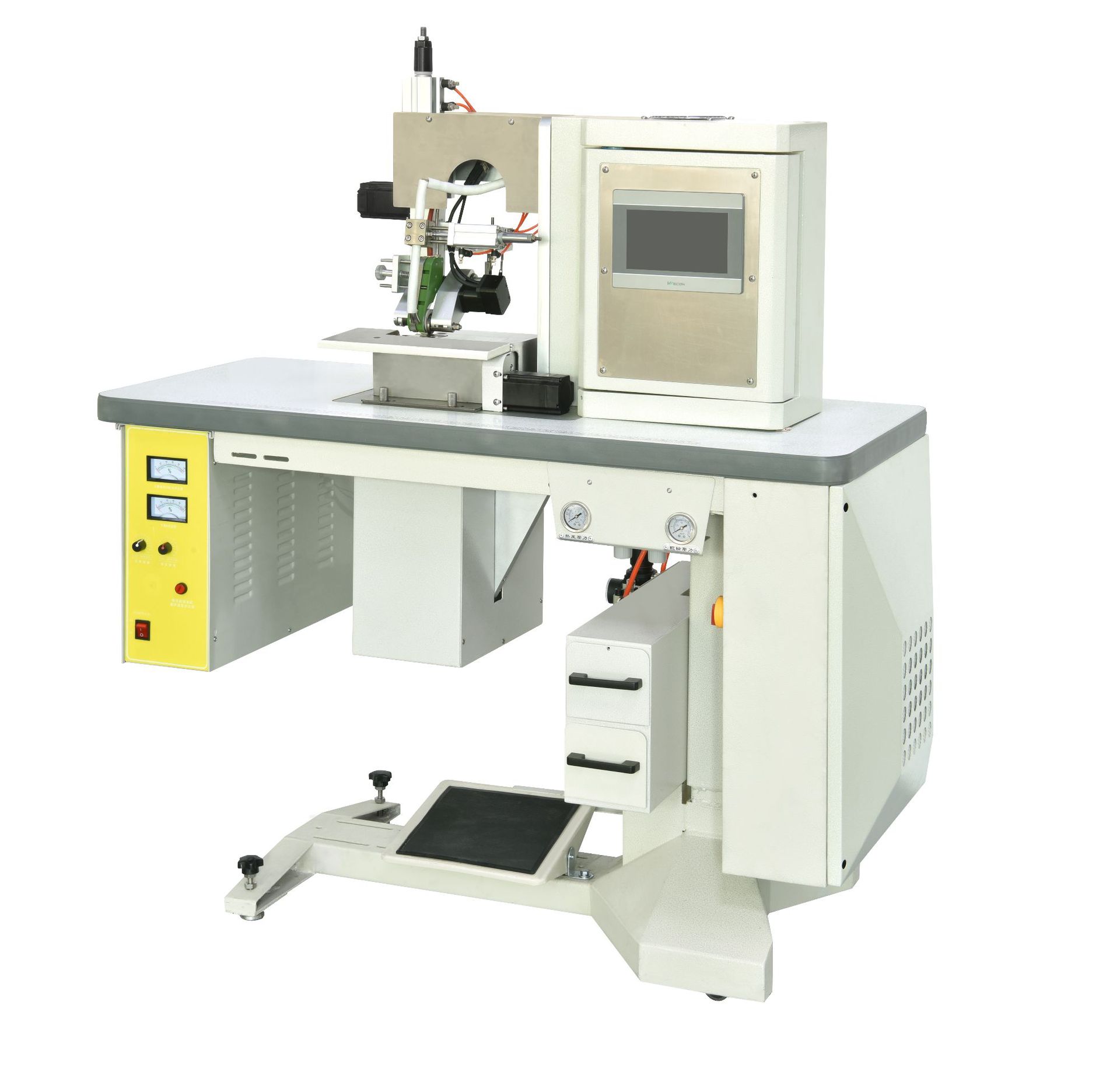 qc-860cssj超声波上胶飞边机 无痕内衣上胶机 无痕内裤上胶机