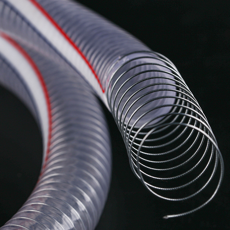 可定制pvc软管钢丝软管透 明加厚耐油管25mm真空管 花园浇水管