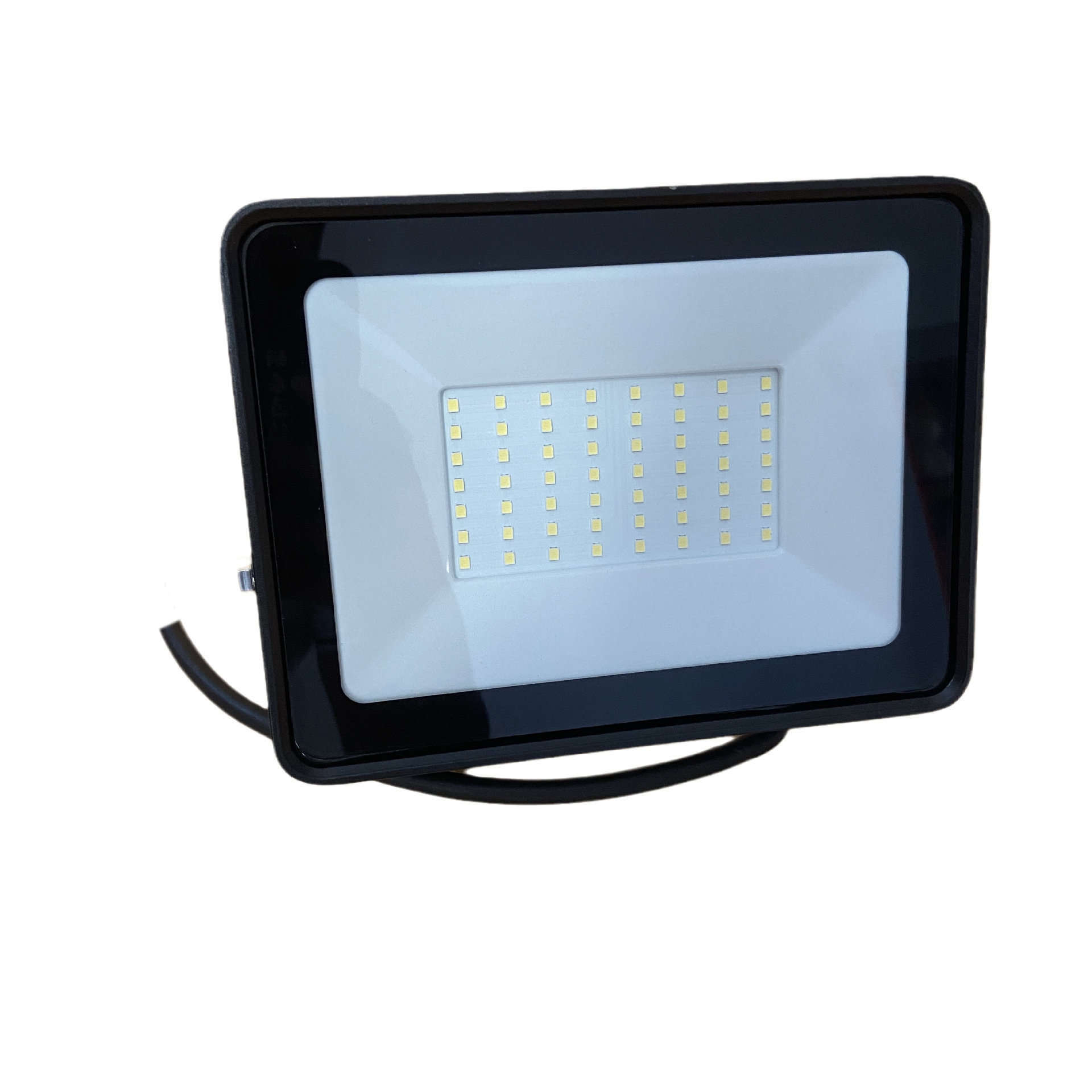 led线性超薄投光灯防水射灯庭院户外照明灯工地照灯50w泛光灯-阿里巴