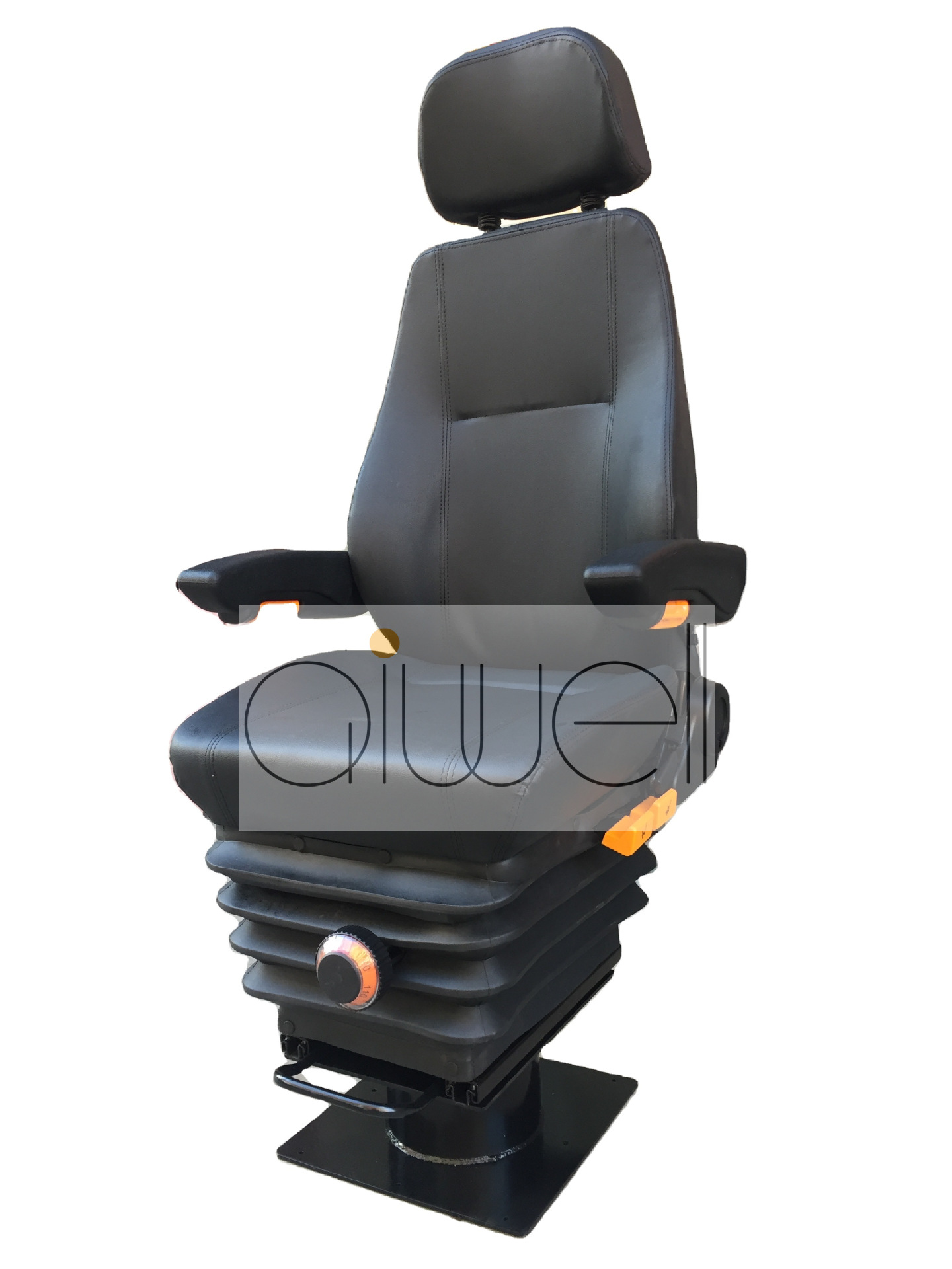 铁路机车 轨道车 地铁内燃机车专用液压减震旋转司机座椅-阿里巴巴