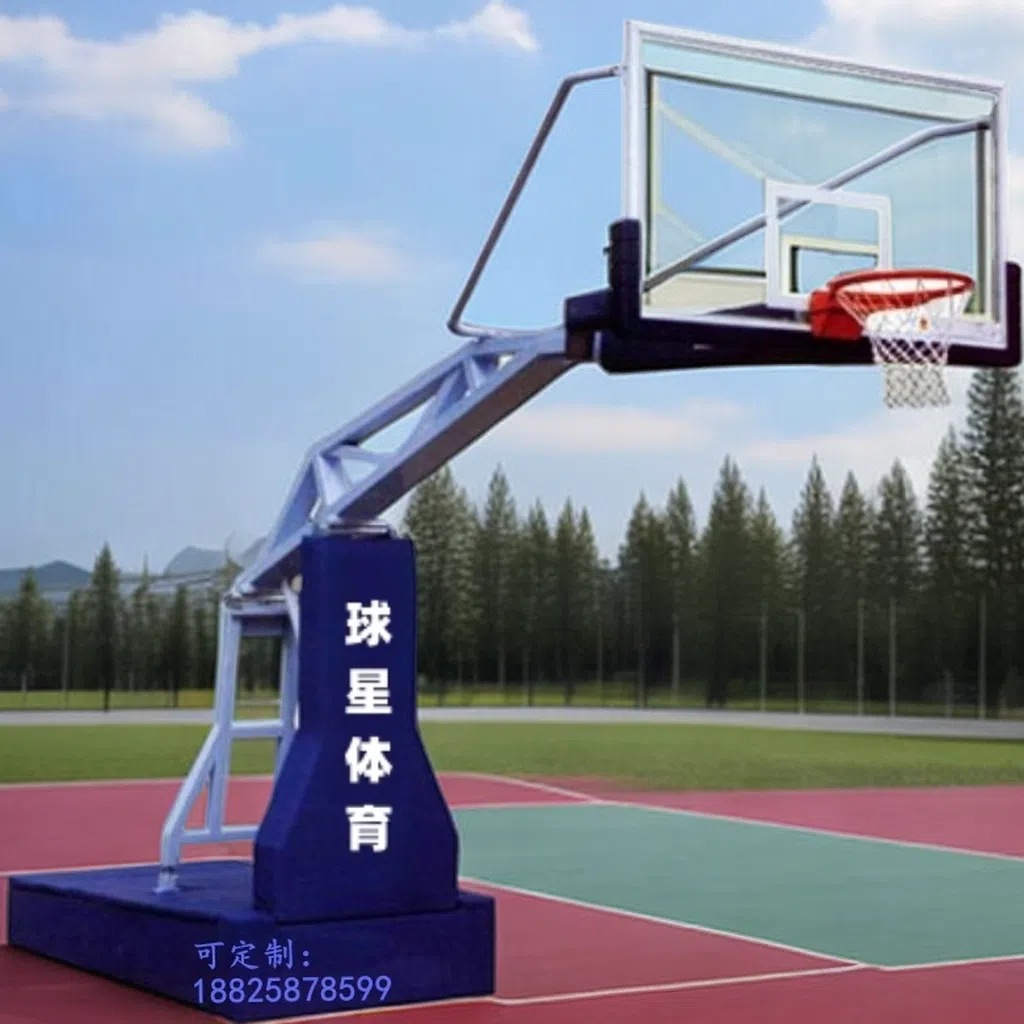 篮球架厂家户外学校成人标准平箱训练室外广场小区可移动篮球架