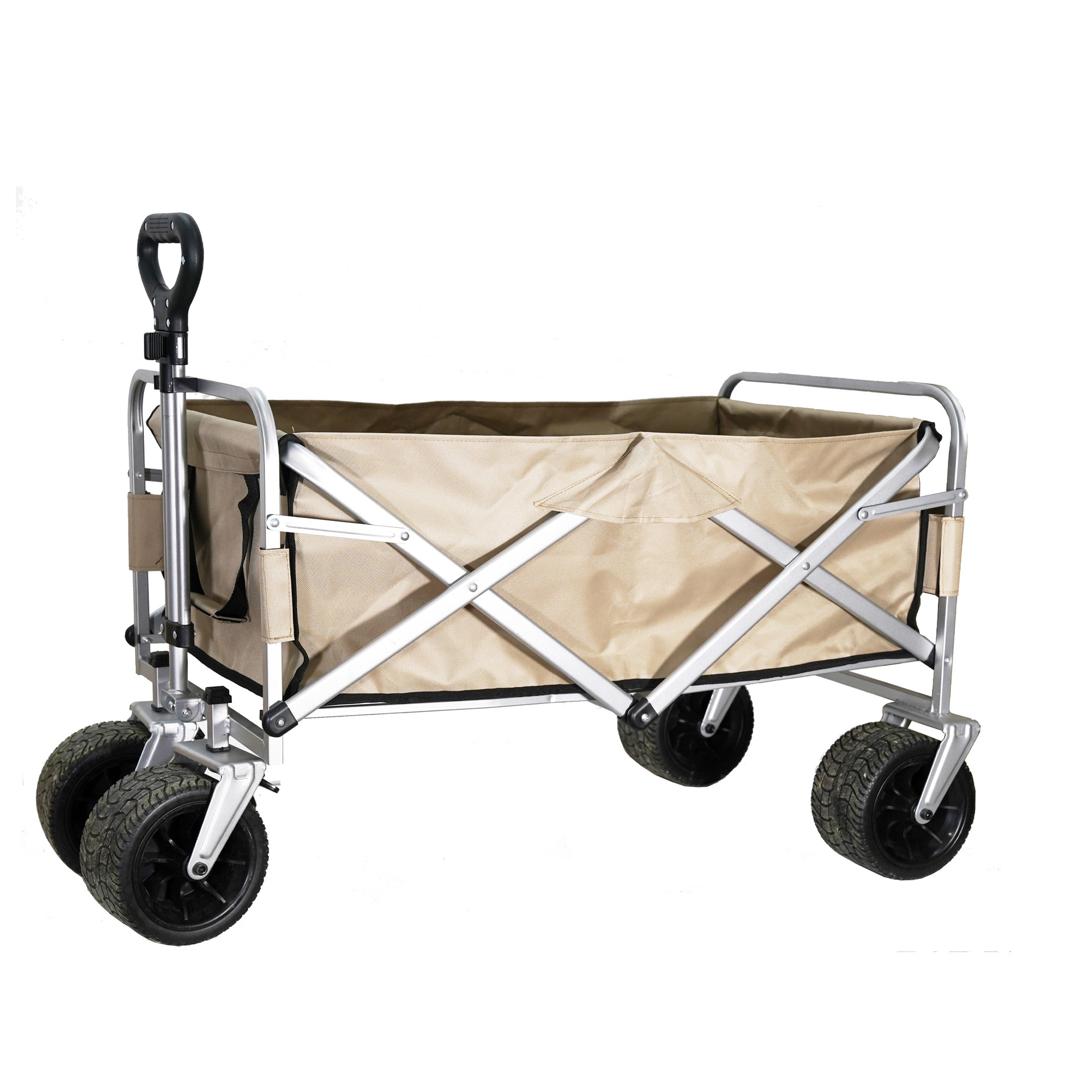 一件代发户外露营小推车摆摊野餐买菜快递手拉车可折叠营地推车