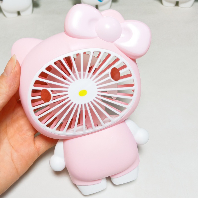 Sanrio Fan Clow M Melody Cinnamoroll Babycinnamoroll Modeling Little Fan Student Handheld Usb Electric Fan Gift