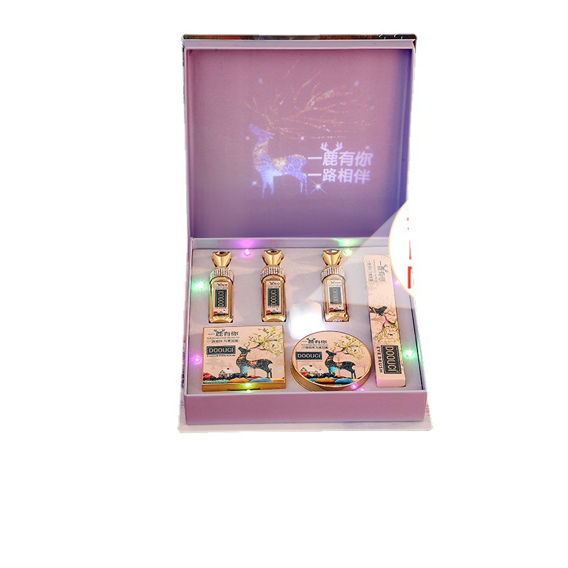 Lipstick Gift Set Cosmetics Beauty Make-up Set Box Lip Lacquer Cosmetics Complete Set 520 Gift for Women