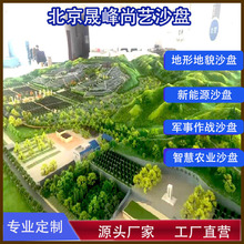 沙盘模型制作地形地貌军事作战场景新能源高速公路农业光伏