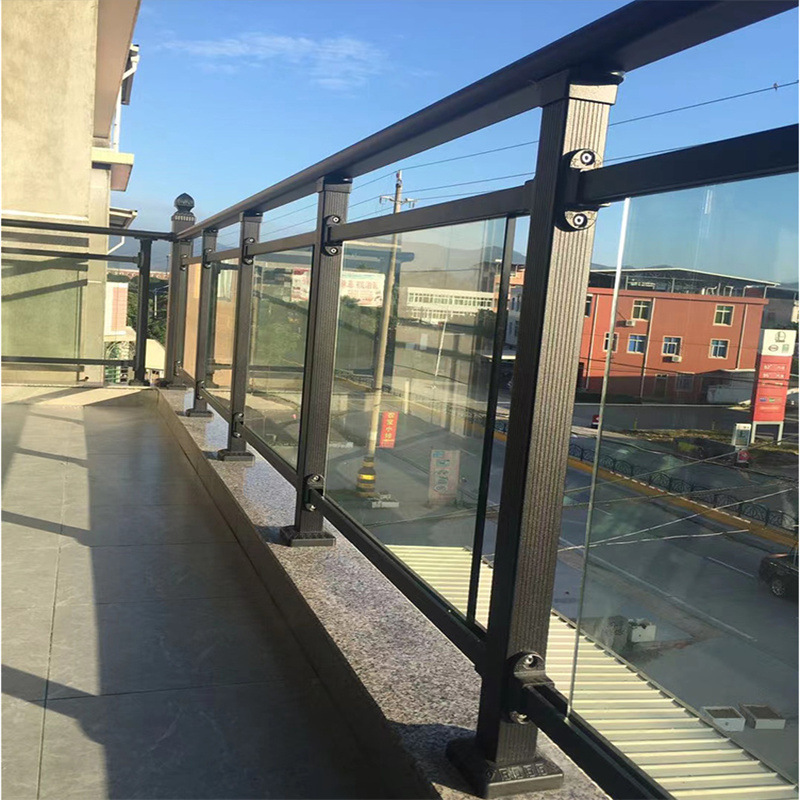 钢化夹胶玻璃阳台护栏组装安全栏杆锌钢扶手室内安全防护网围栏