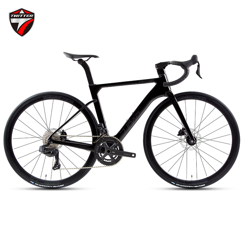 Twitter TWITTER R15pro Disc Brake Carbon Fiber Road Bike 24 Wireless Electronic Variable Speed Road Bike