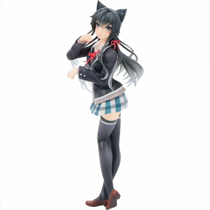 我的青春恋爱物语 雪之下雪乃 冬服校服 站姿 盒装手办公仔摆件