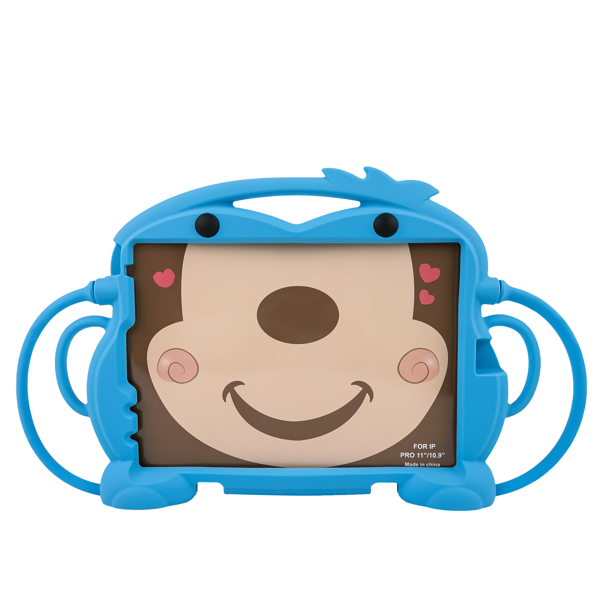 ipad air4 10.9寸猴子卡通款电商软胶手提支架车载硅胶套保护壳