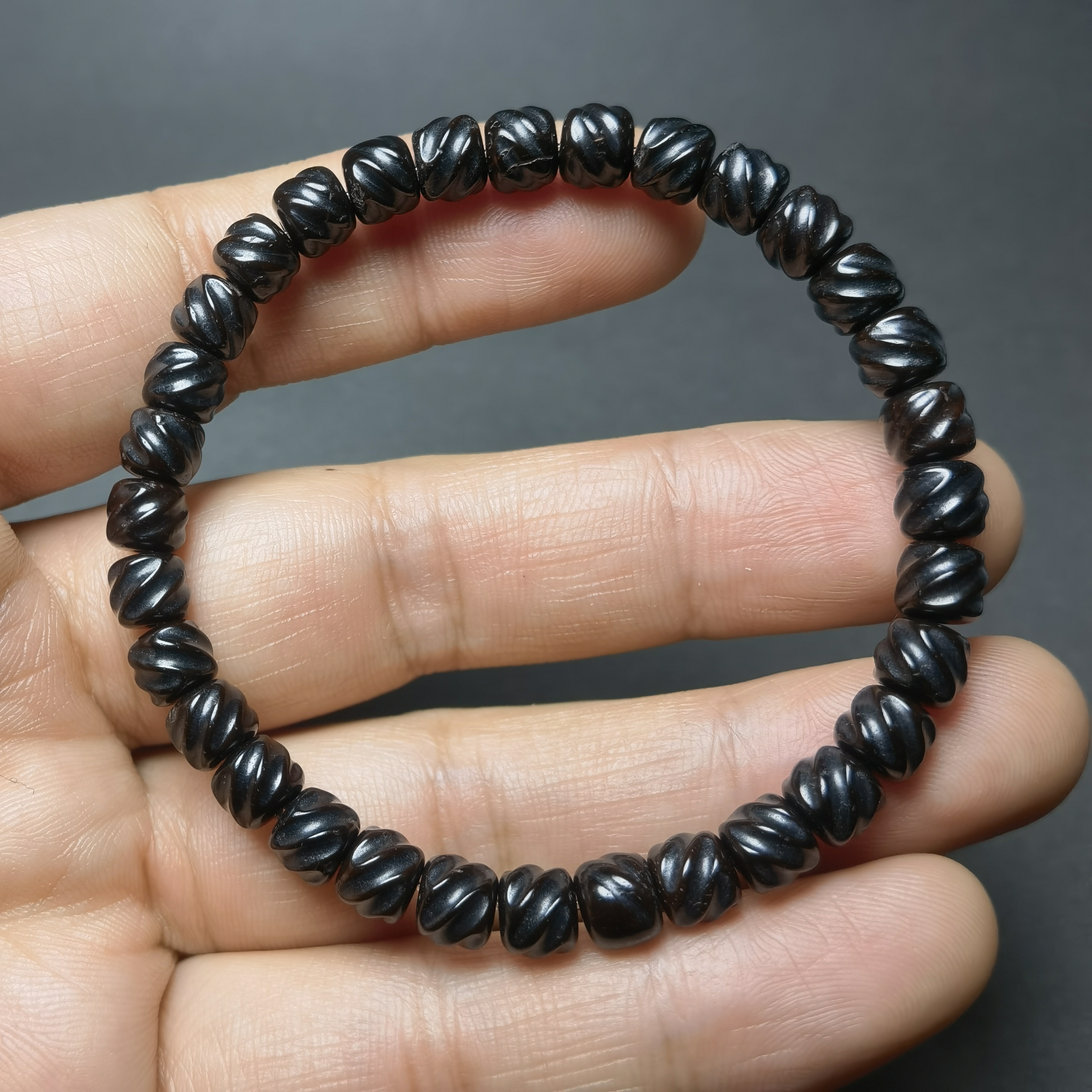 天然黑金椰蒂手串7乘6mm左右小红书抖音快手爆款开店拿货货源批发