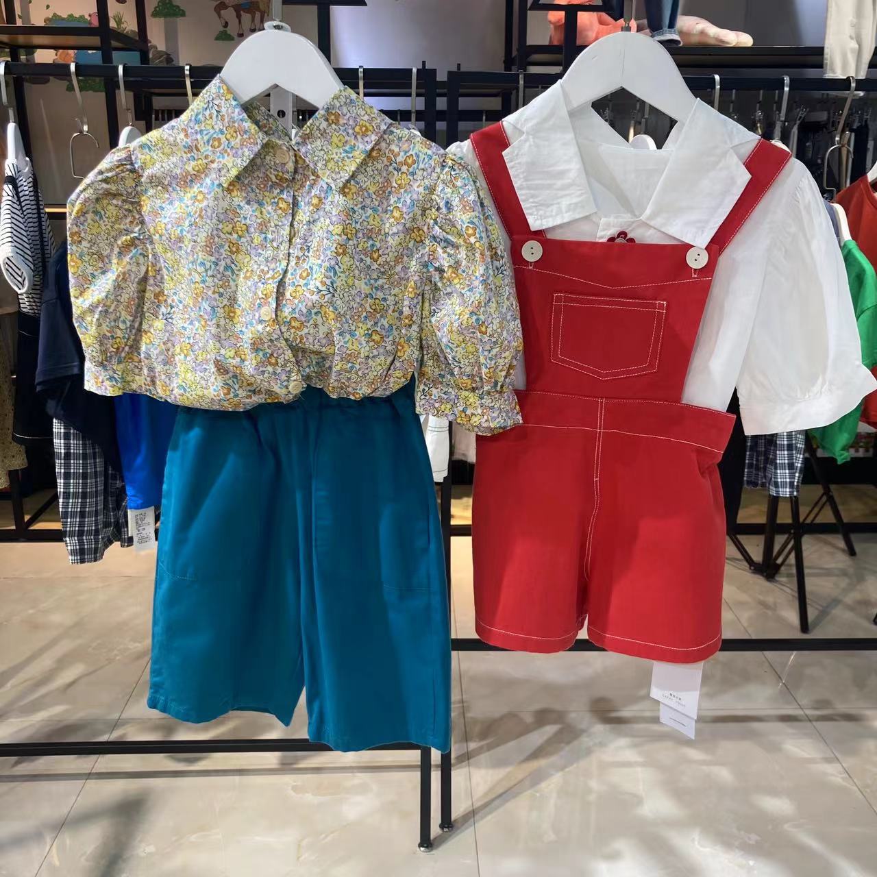 古力家品牌折扣童装 法语夏季尾货清仓批发 直播服装工厂库存货源