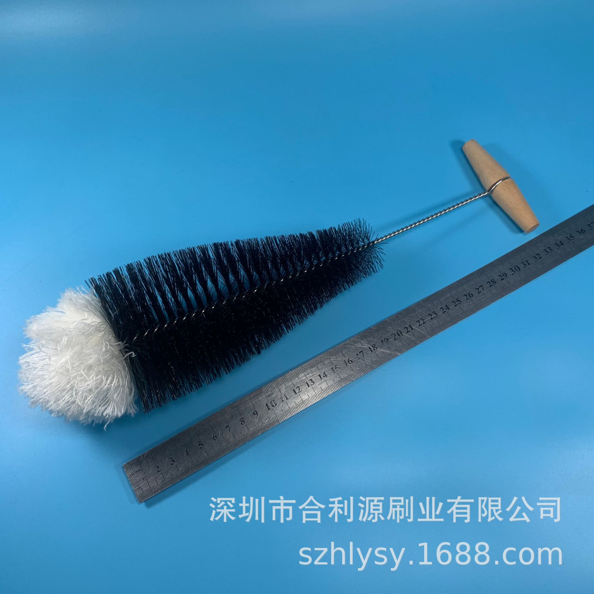 厂家直销苏打水玻璃瓶清洁刷 瓶刷 汽泡瓶清洗毛刷 不锈钢材质
